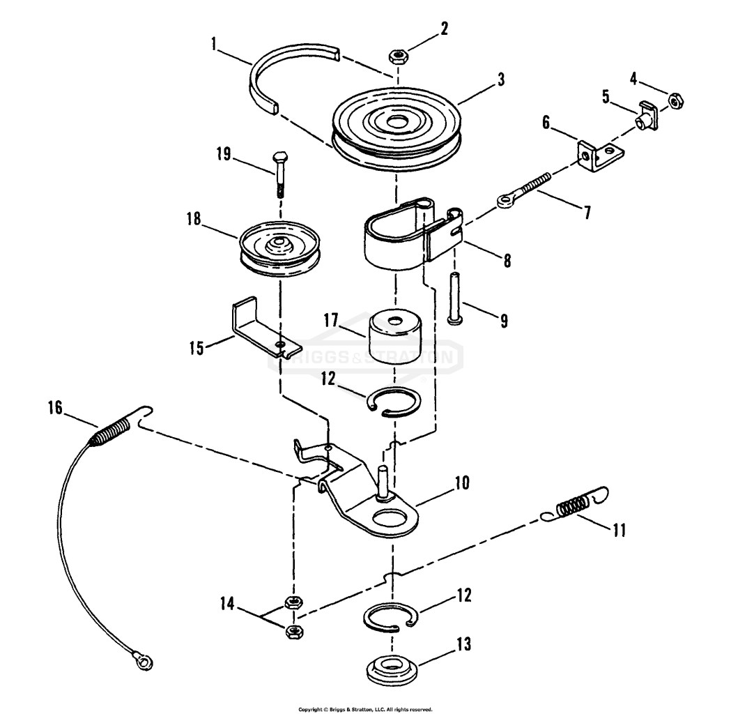 Belt, Blade Brake - 42 Cutting Deck