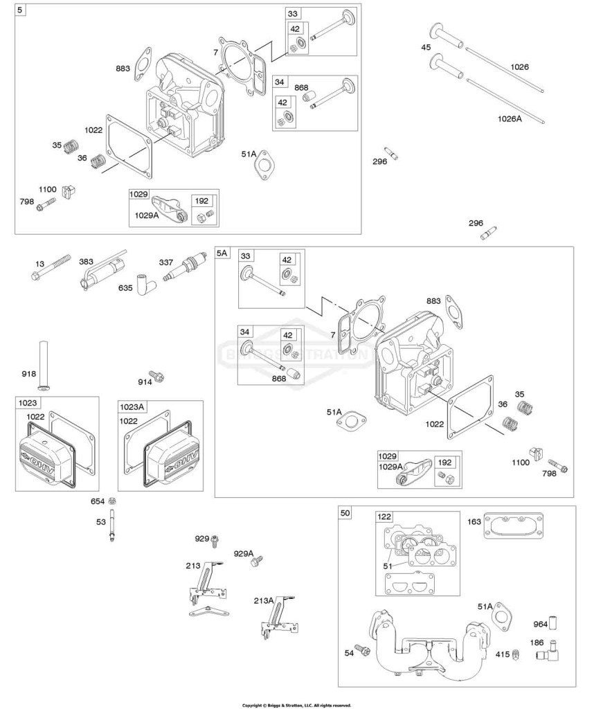 Cylinder Head, Rocker Arm Cover, Intake Manifold