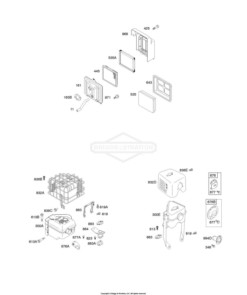 Air Cleaner, Exhaust System