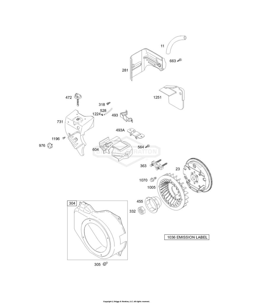 Blower Housing/Shrouds, Flywheel Group