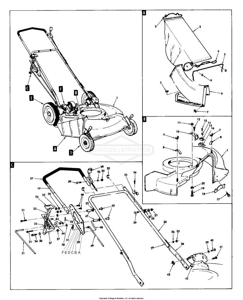 Grass Catcher And Side Chute