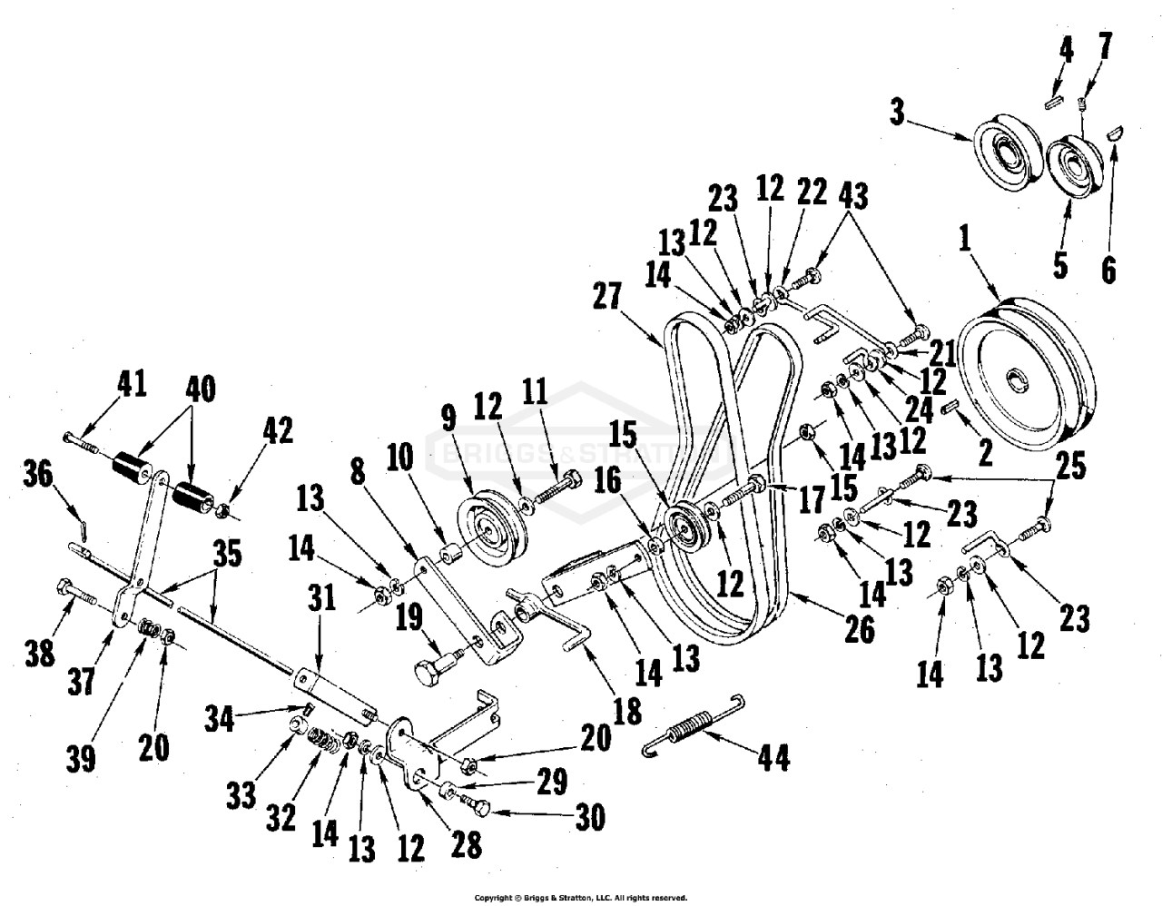 Clutch and Belts Group (3837I02)