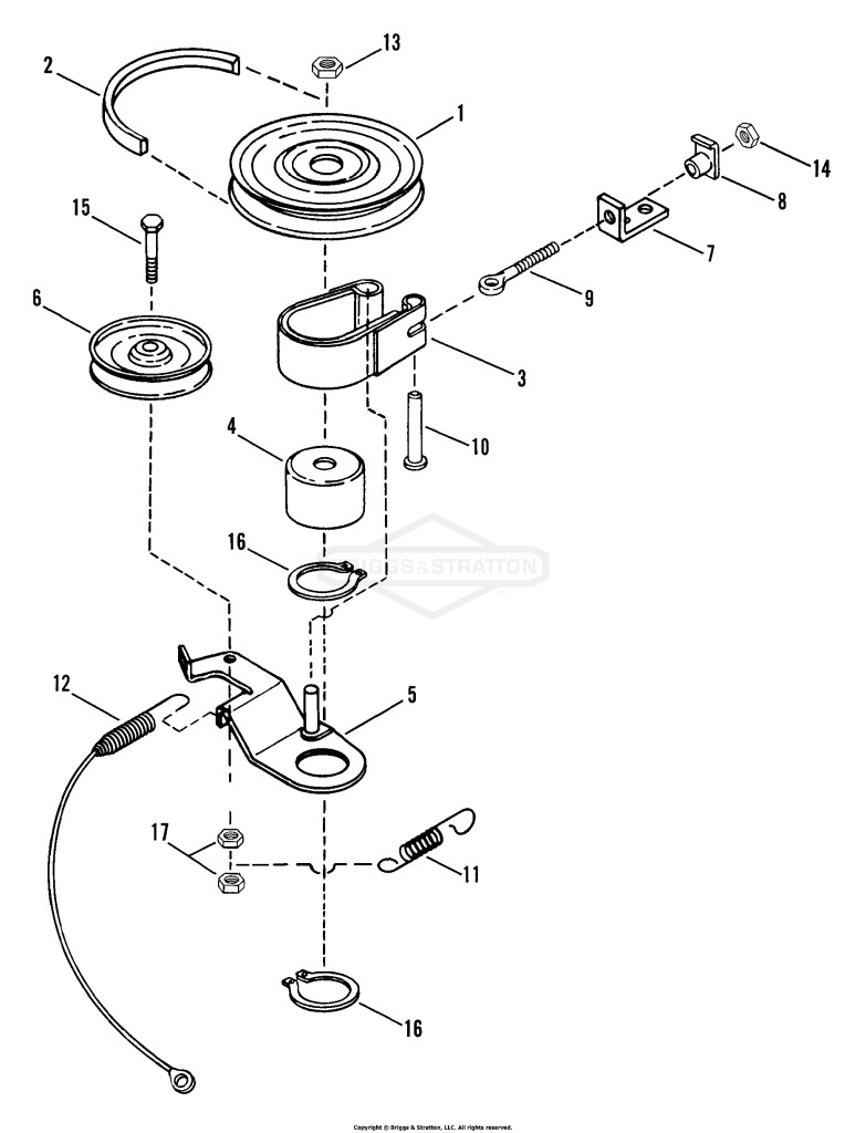 Belt, Blade Brake, 41 Deck