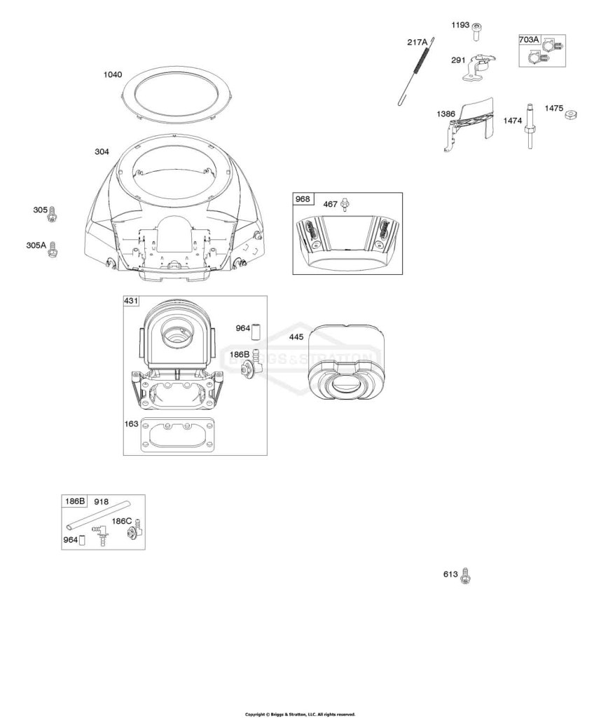 Blower Housing, Air Cleaner