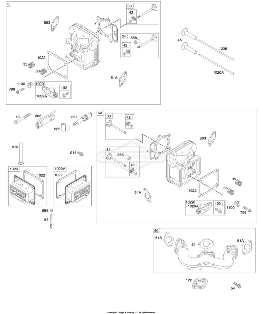Cylinder Head, Rocker Arm Cover, Intake Manifold