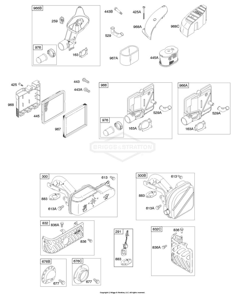 Air Cleaner, Exhaust System