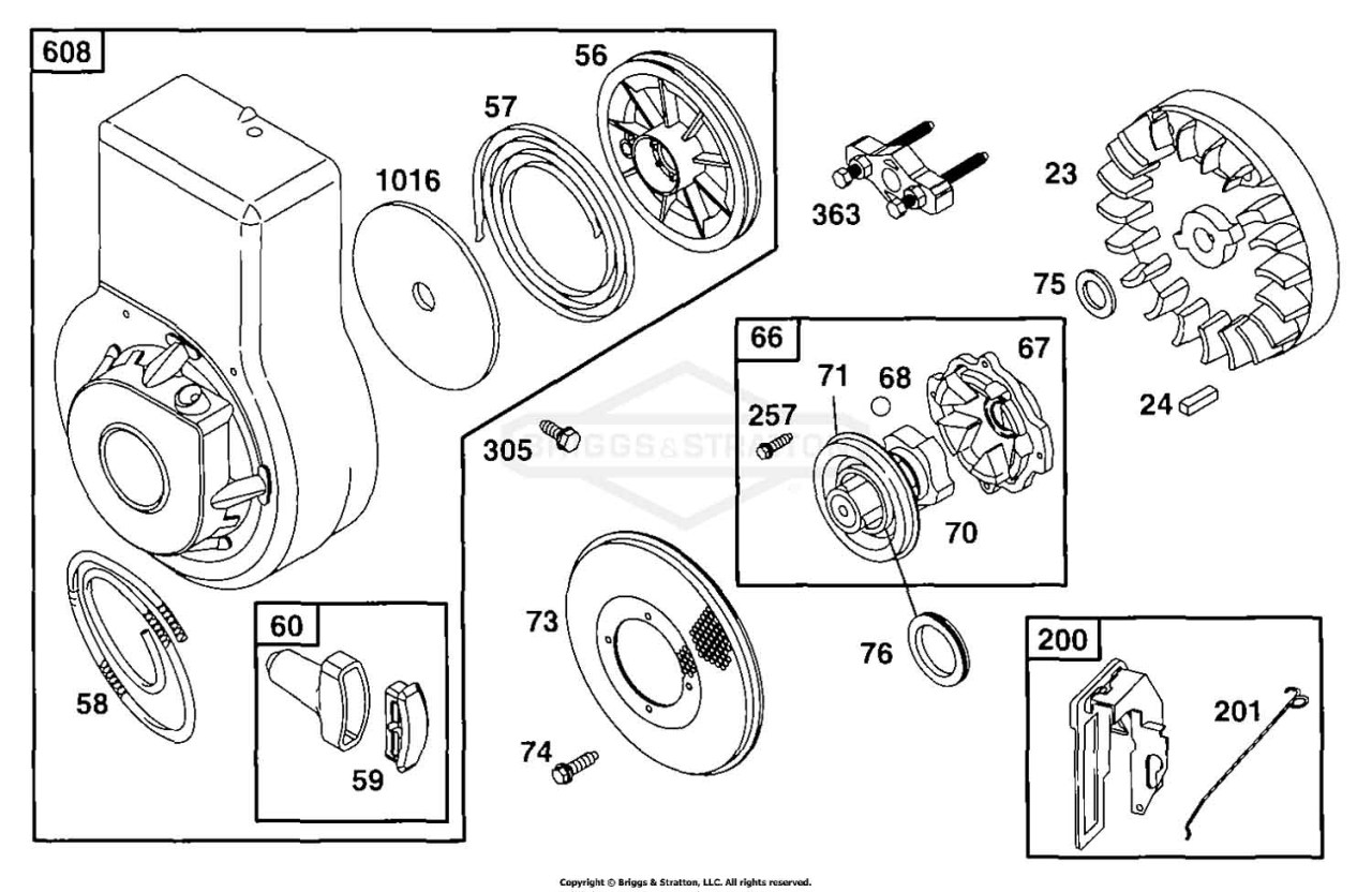 Blower Hsg, Flywheel