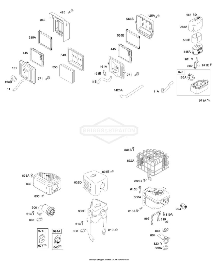 Air Cleaner, Exhaust System
