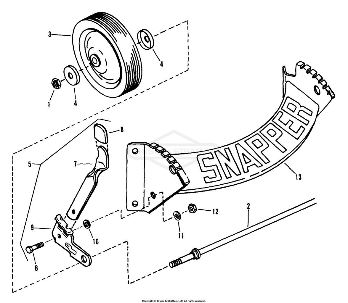 Front Wheels, Bracket, Latches