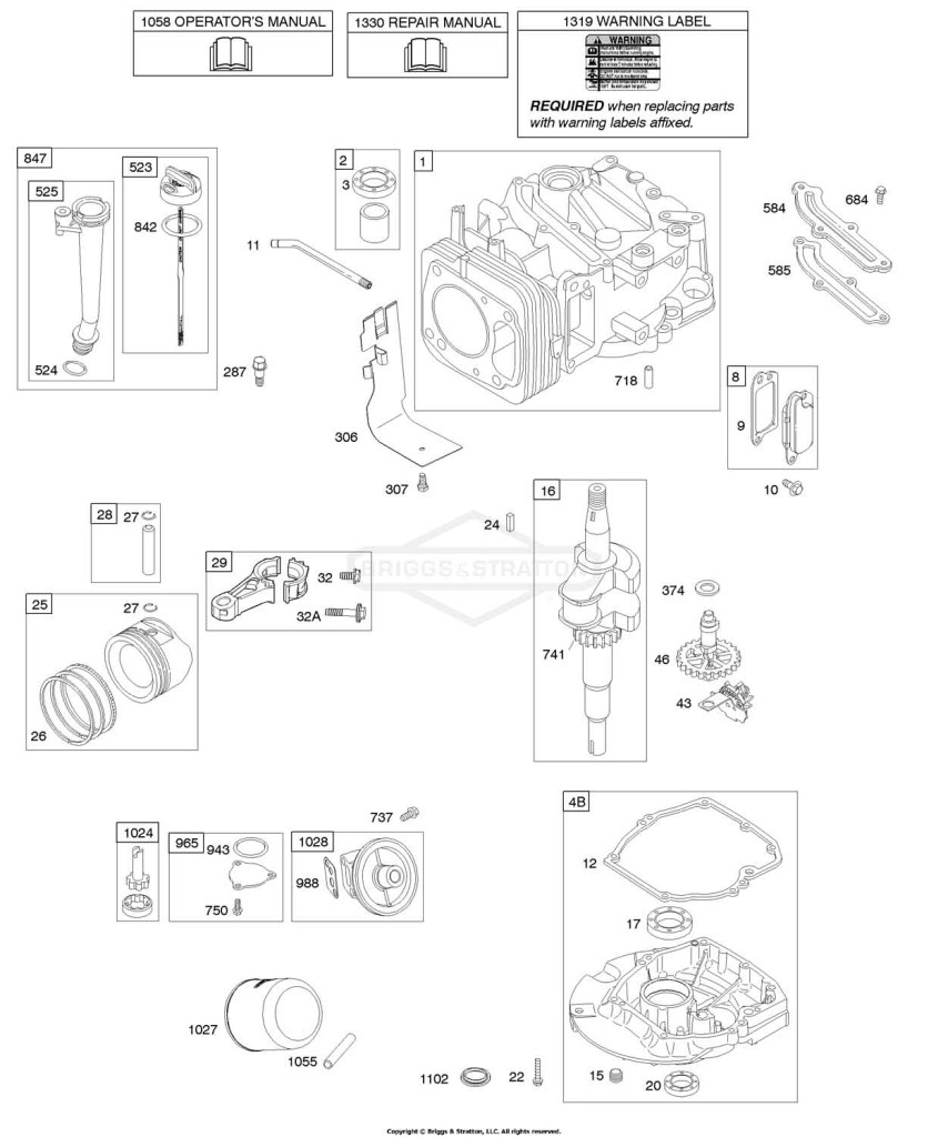 Camshaft, Crankshaft, Cylinder, Engine Sump, Lubrication, Piston Group