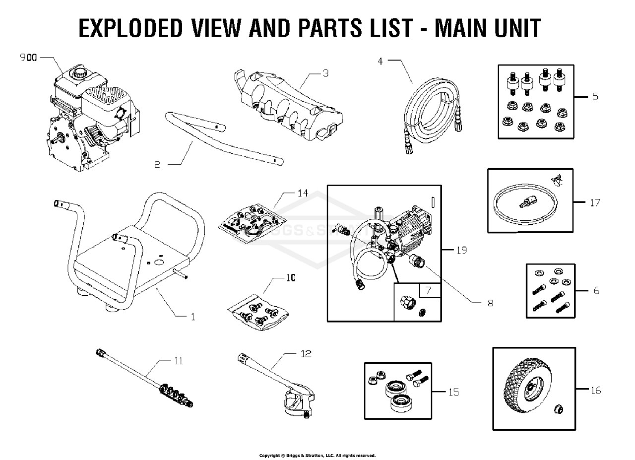 PRESSURE WASHER MAIN UNIT