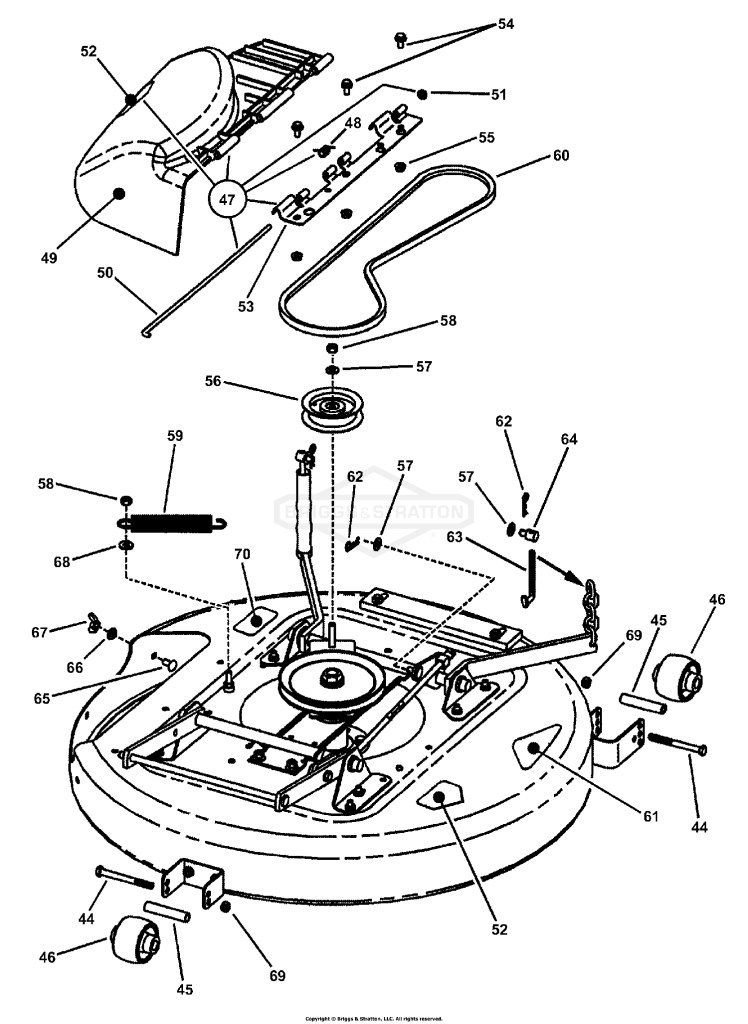 33 MOWER DECK ASSEMBLY (Part 3)