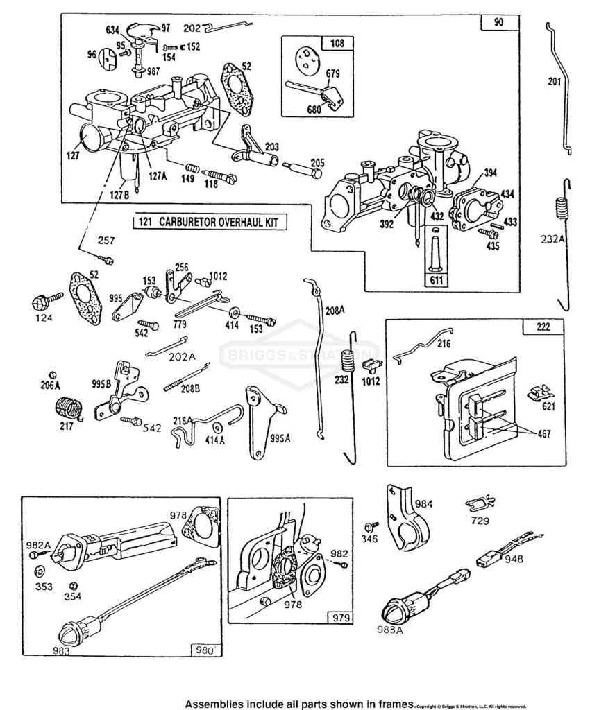 Carburetor,Oil Gard,Controls