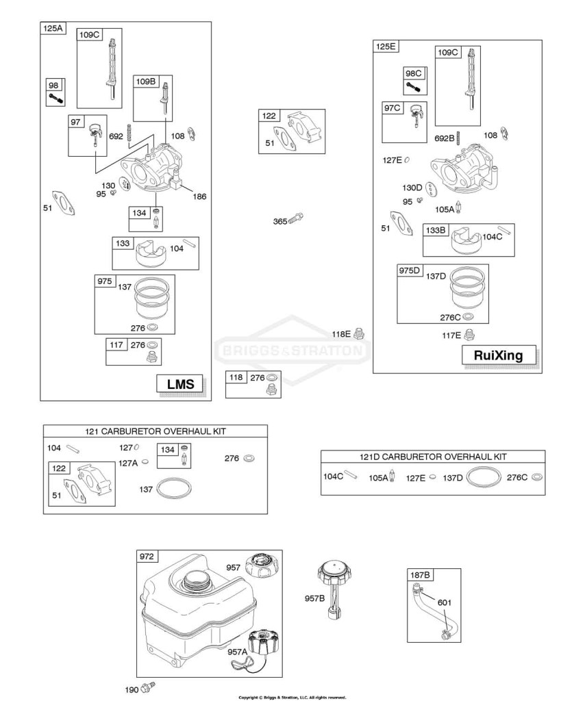 Carburetor, Fuel Supply
