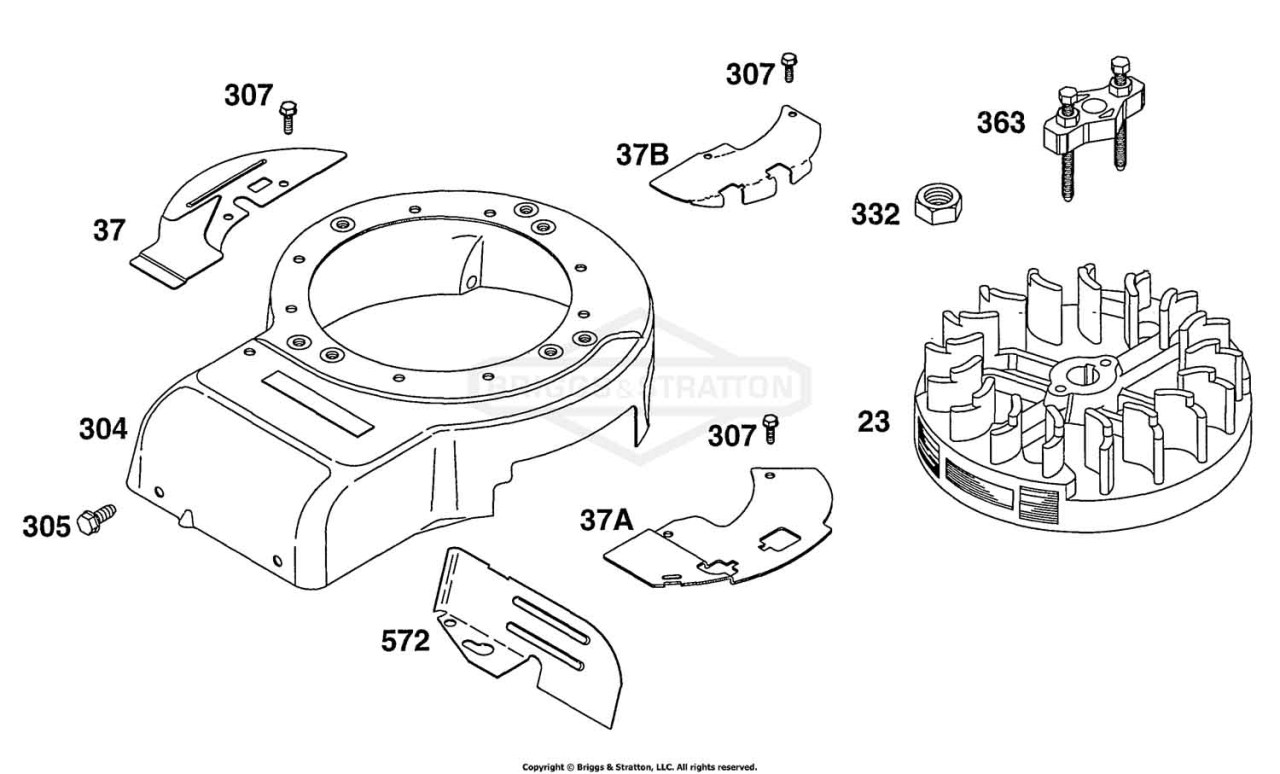 Blower Hsg, Flywheel