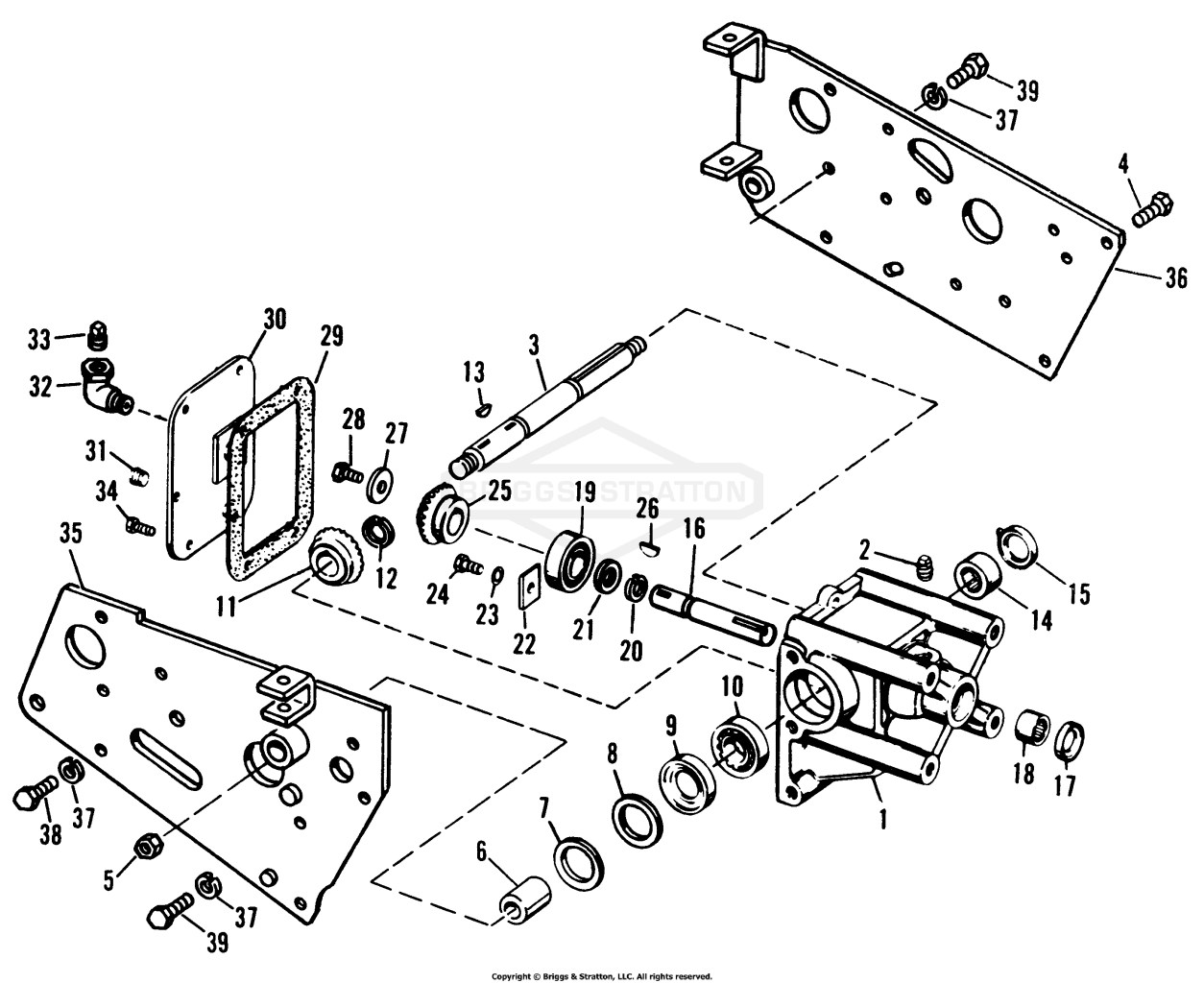 BEVEL GEAR HOUSING