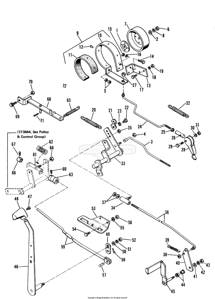 BRAKE AND LEVER GROUP