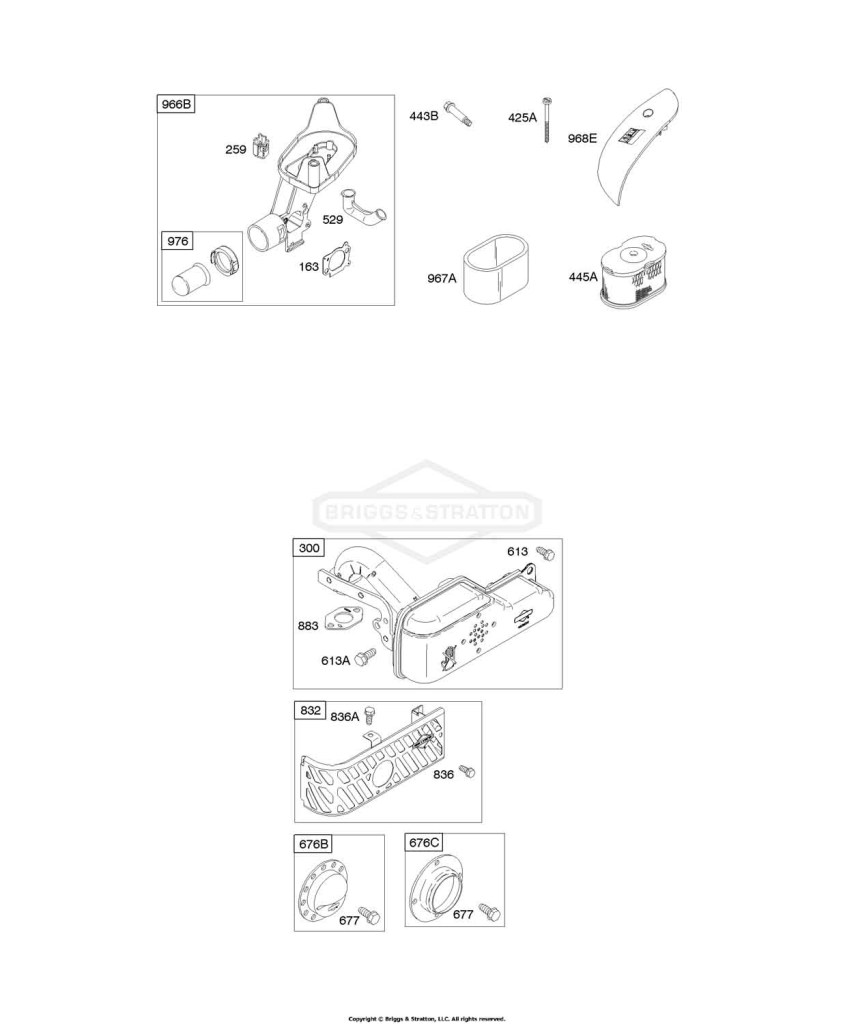 Air Cleaner, Exhaust System