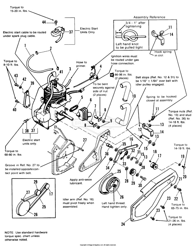 Engine & Drive Group (Early Models)
