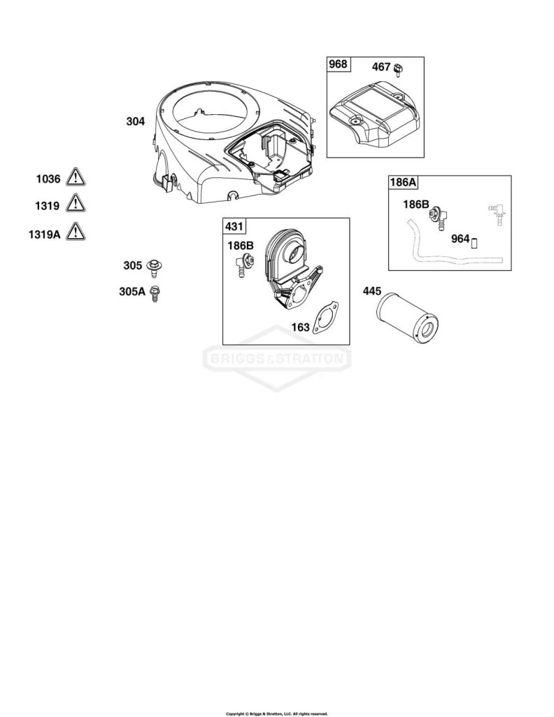 Blower Housing and Air Cleaner Group