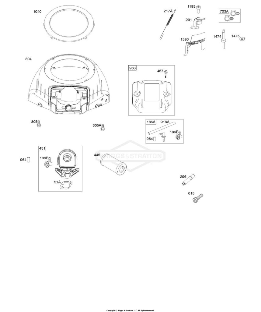 Blower Housing, Air Cleaner