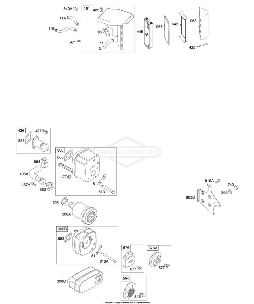 Air Cleaner, Muffler
