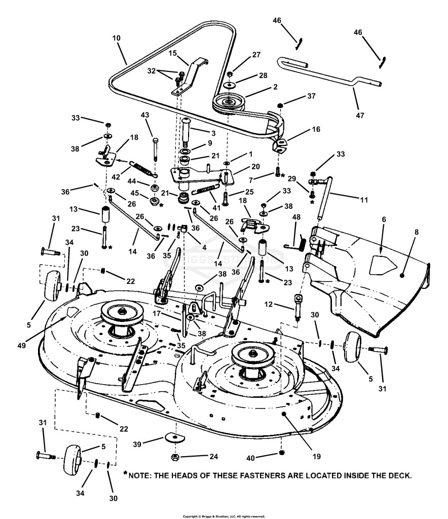 38 Cutting Deck Assembly (Part 2)