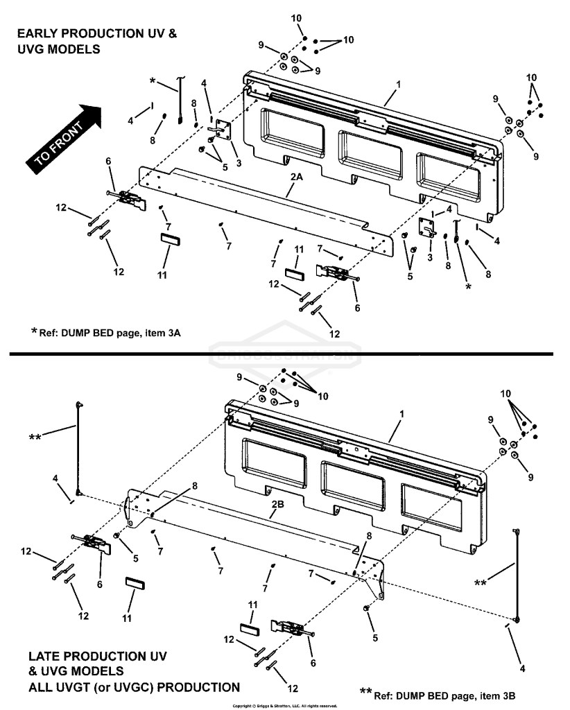 BED ASSEMBLY (Tail Gate)