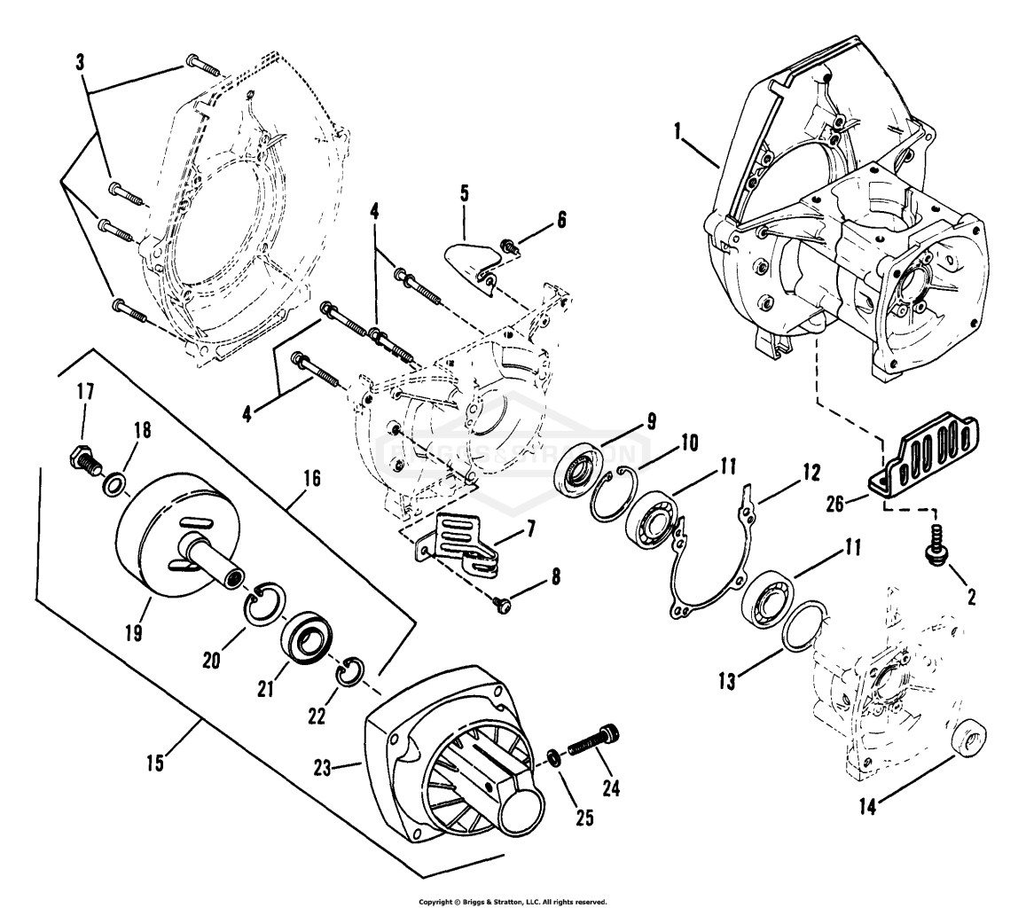 RT4151 Crankcase Assembly