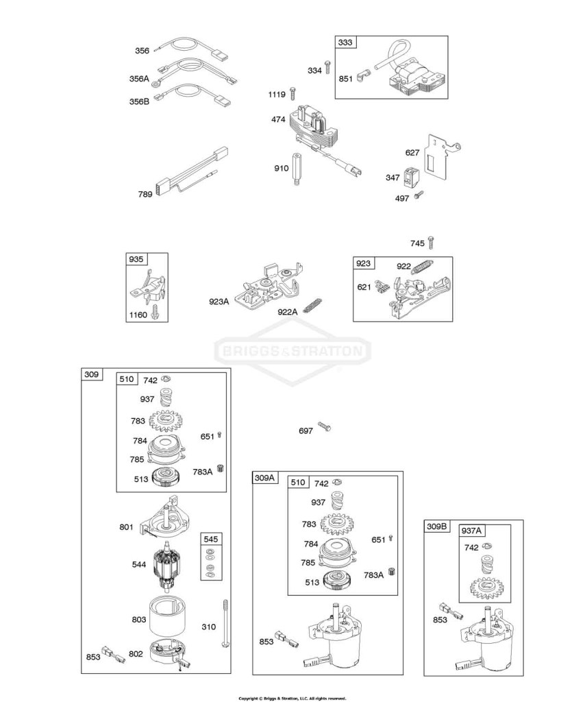 Alternator, Electric Starter, Electrical, Flywheel Brake, Ignition