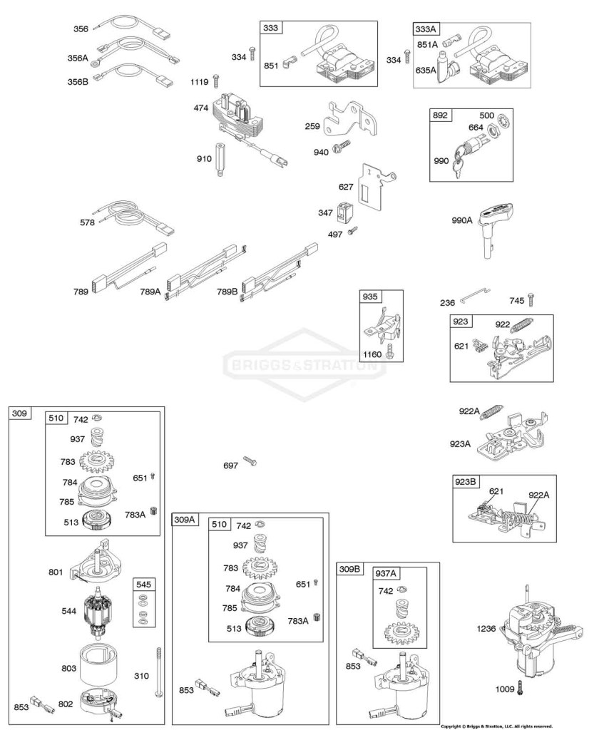 Alternator, Electric Starter, Electrical, Flywheel Brake, Ignition