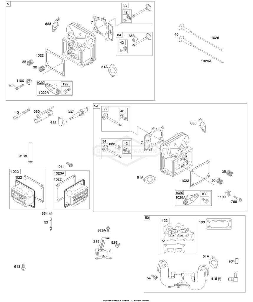 Cylinder Head, Rocker Arm Cover, Intake Manifold