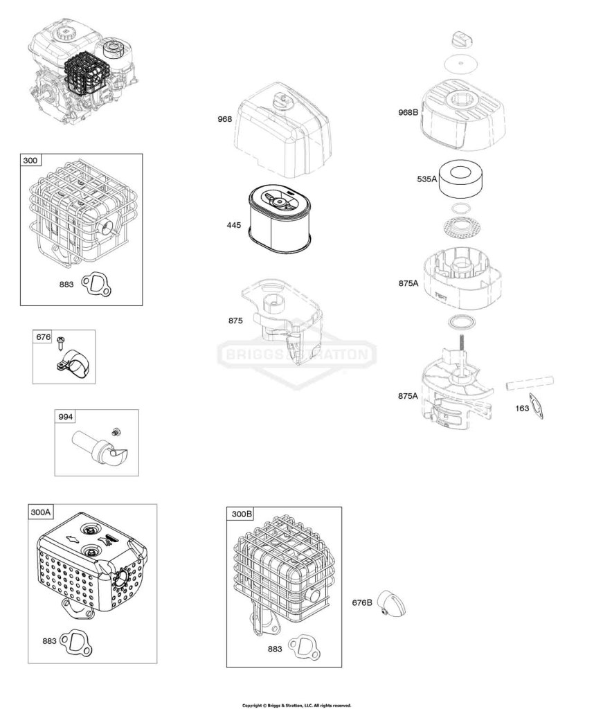 Air Cleaner, Exhaust System