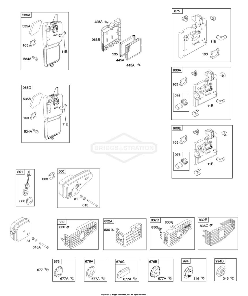 Air Cleaner, Exhaust System