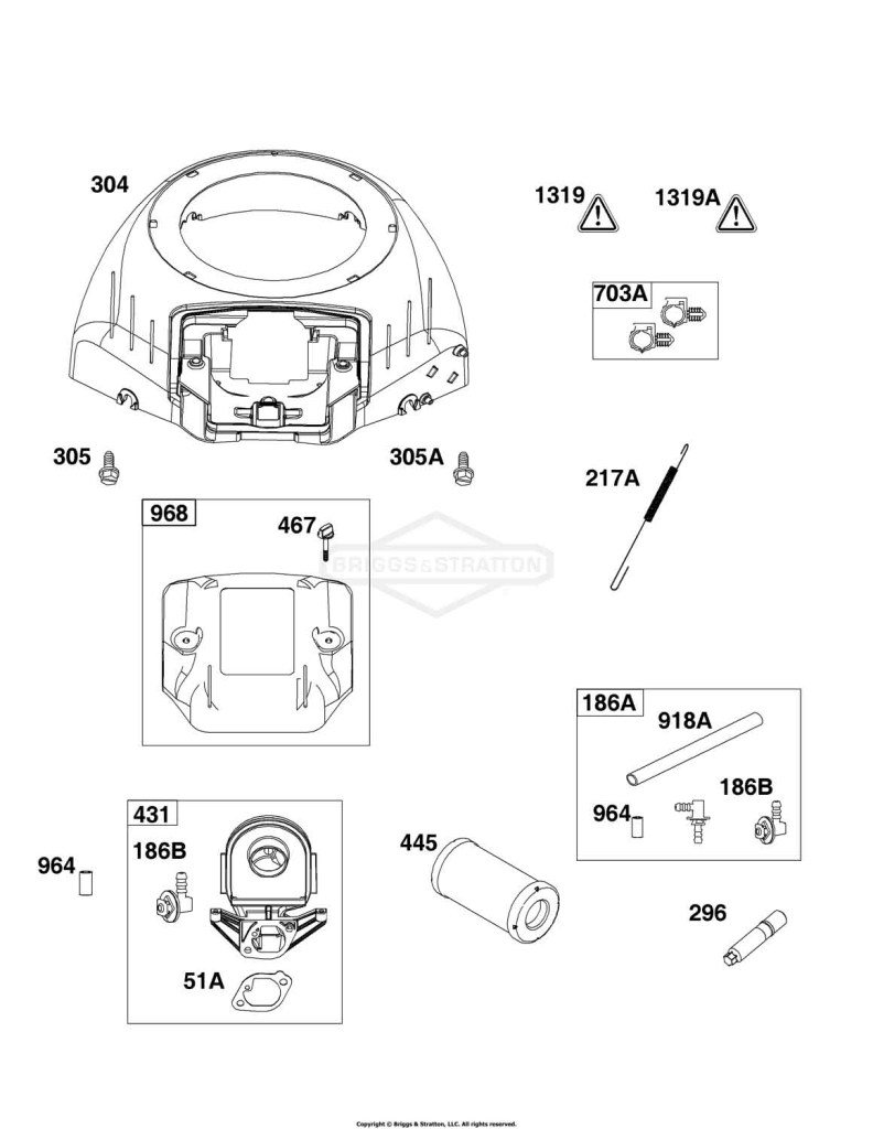 Blower Housing, Air Cleaner
