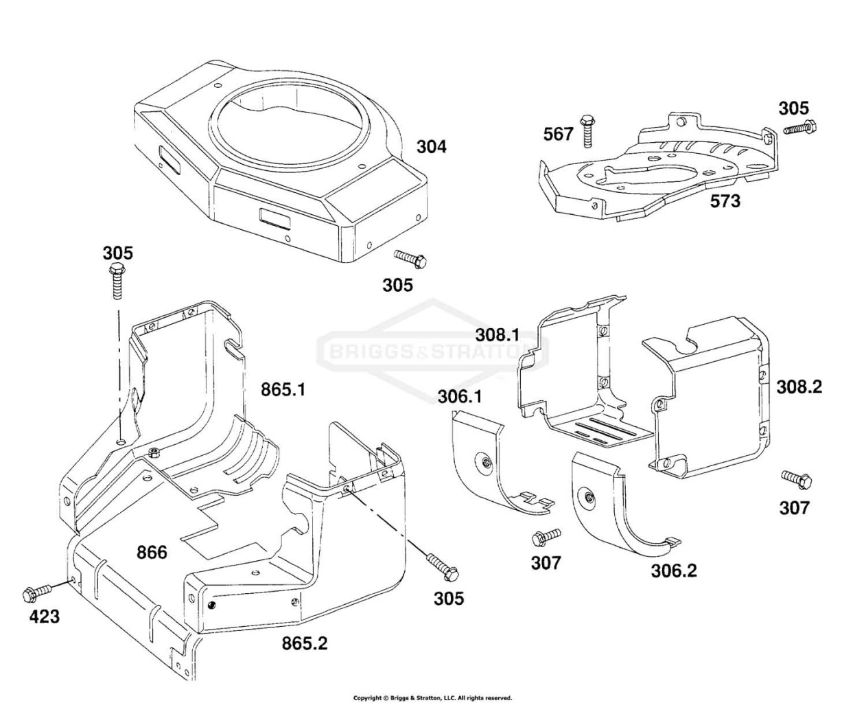 Blower Hsg, Shielding