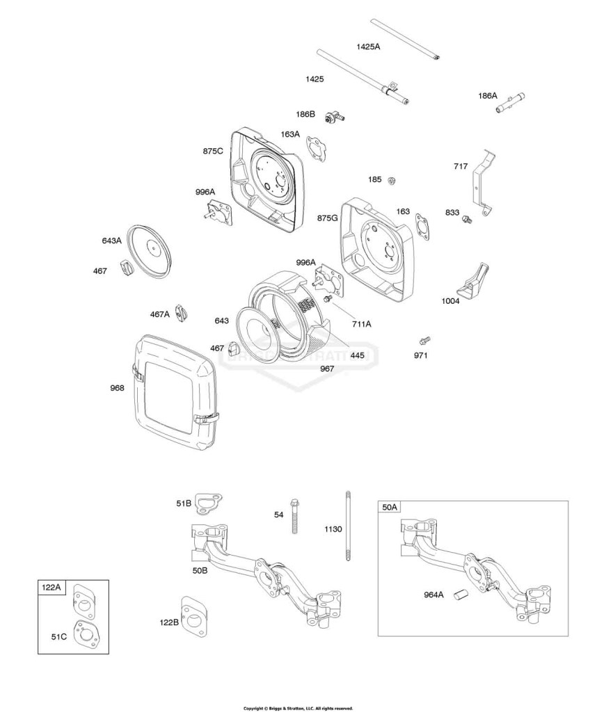Air Cleaner, Intake Manifold, Carburetor Spacer