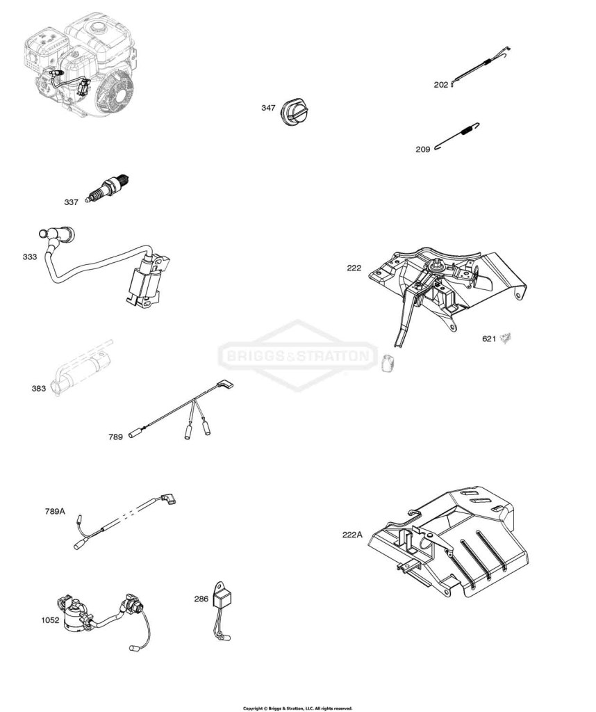 Armature, Controls, Electrical System, Governor Spring, Ignition, Spark Plug