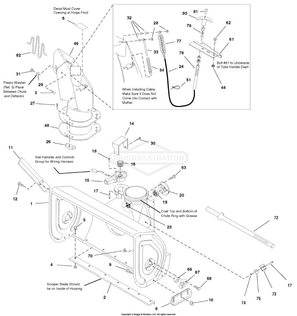 Auger Housing & Chute Group