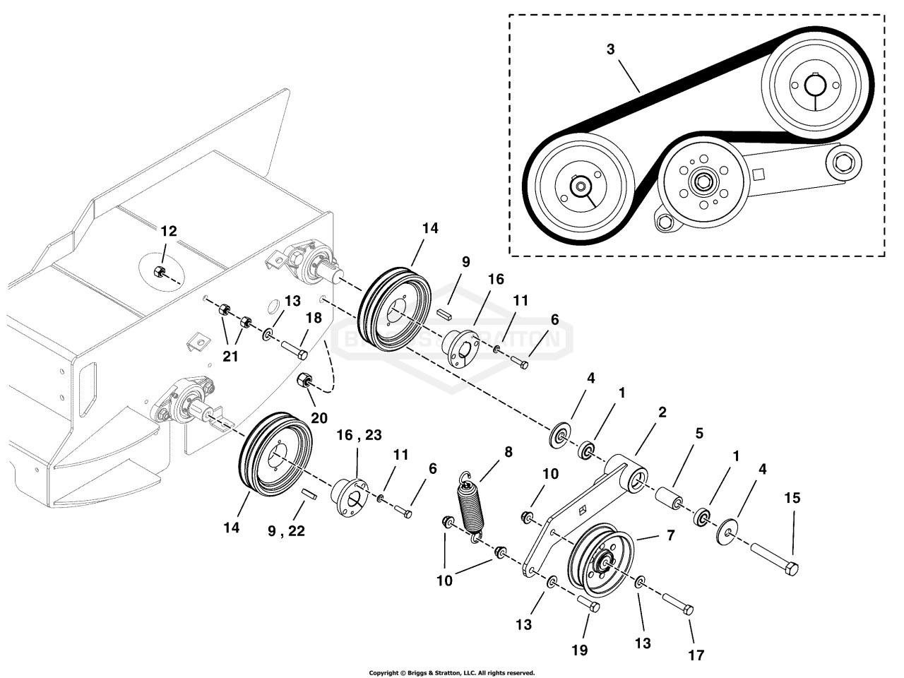 Belts, Pulleys & Idler Group
