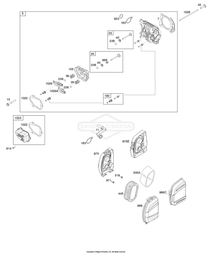 Air Cleaner, Cylinder Head