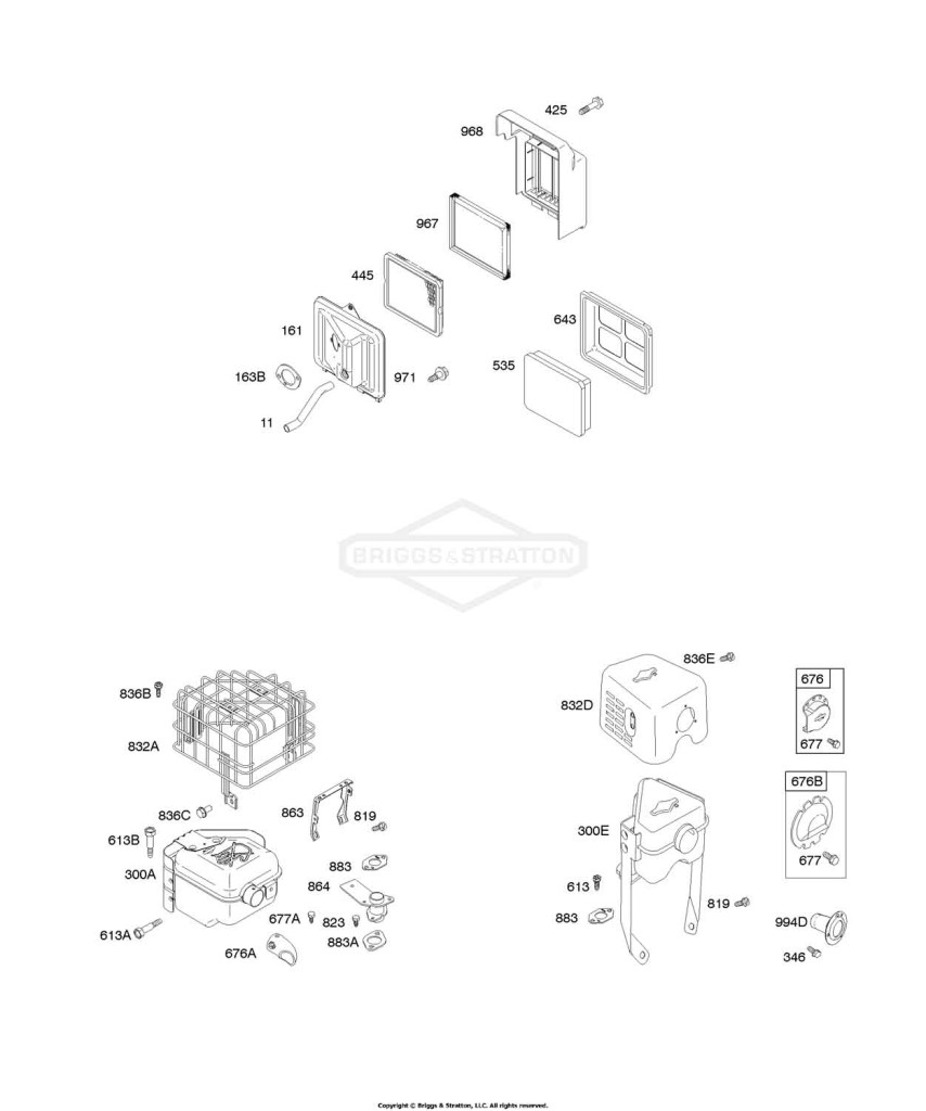 Air Cleaner, Exhaust System