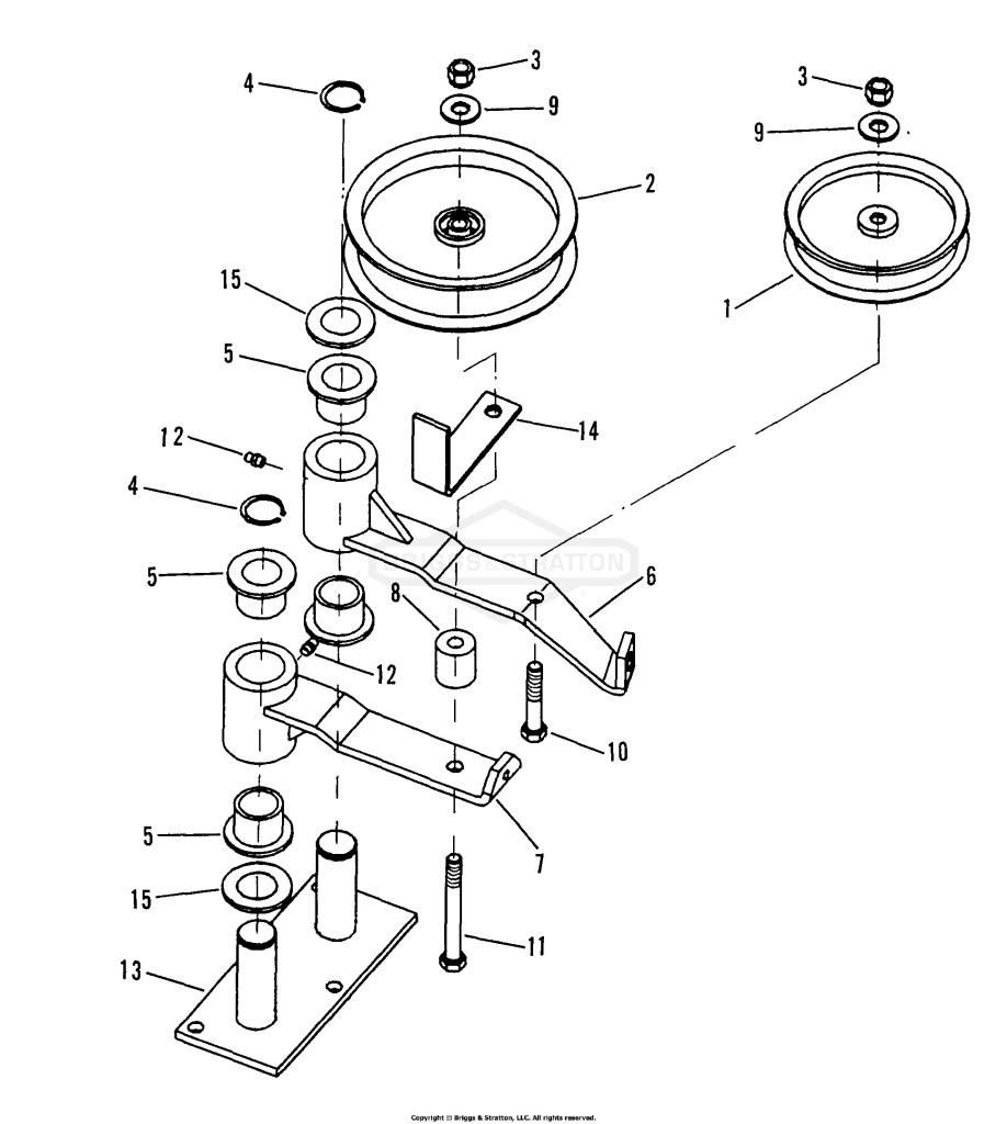 Blade Deck Idler Assembly