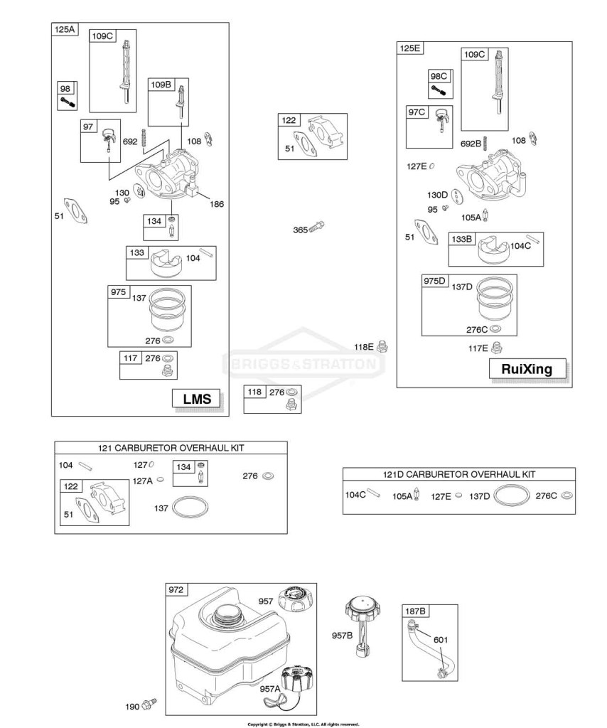 Carburetor, Fuel Supply