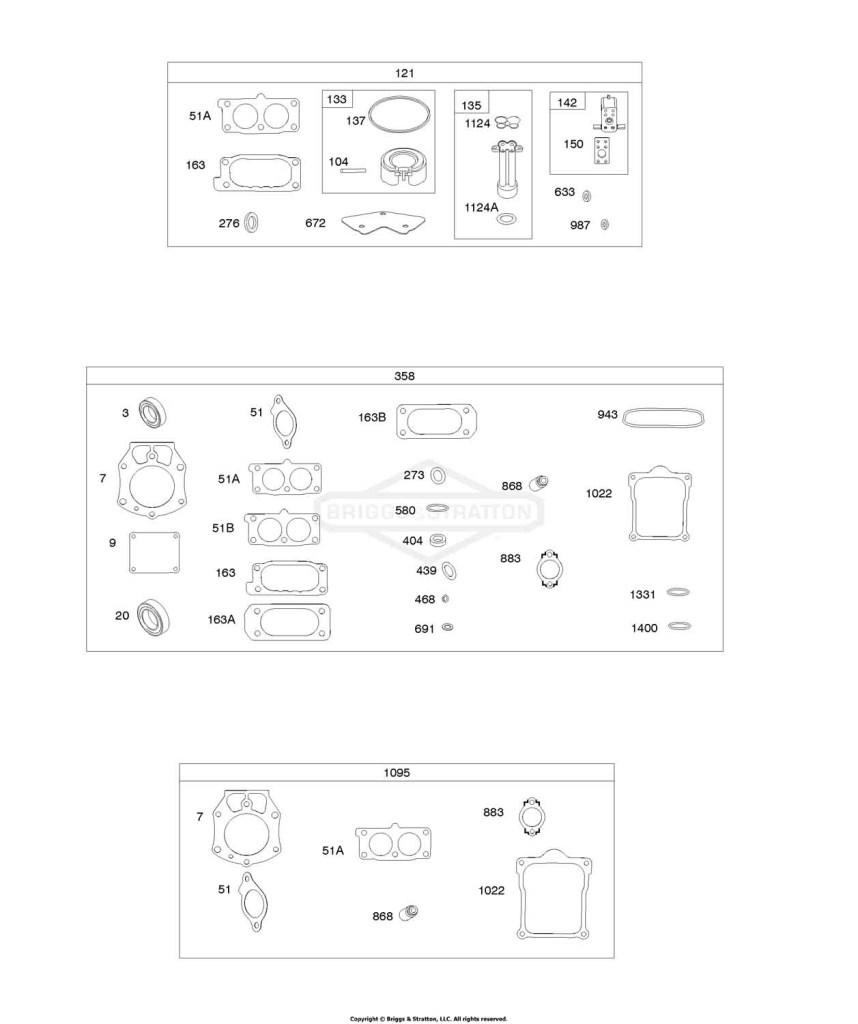 Carburetor Overhaul Kit, Engine/Valve Gasket Sets