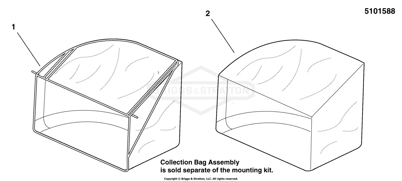 COLLECTION BAG, 3.25 BUSHEL - 5101588