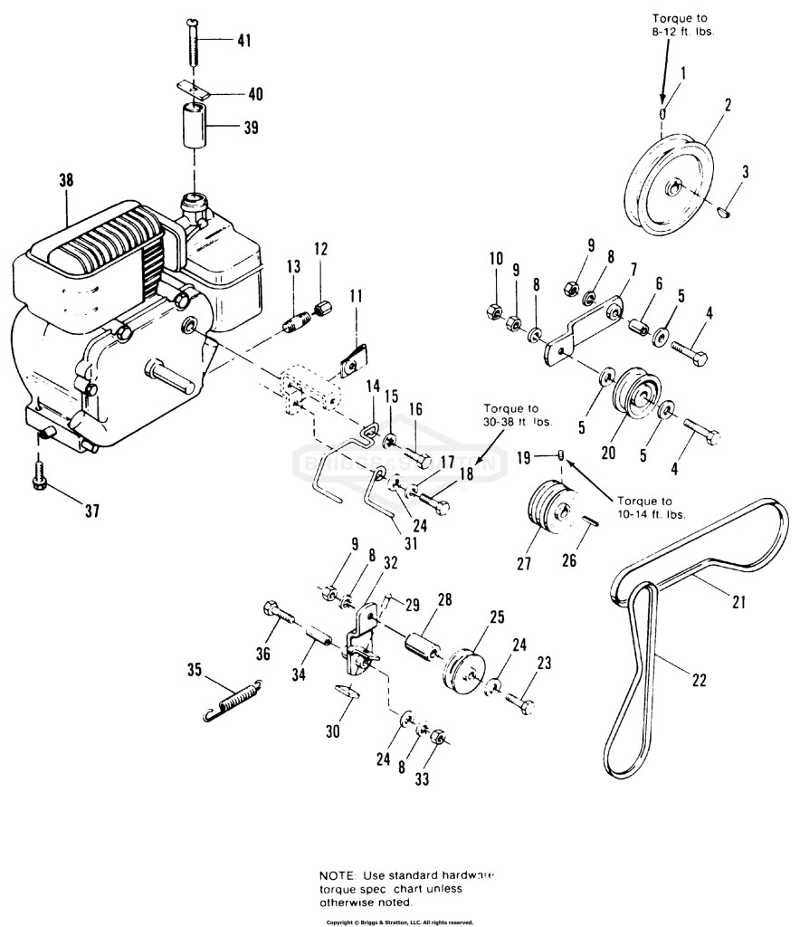 Engine, Pulley & Drive Group