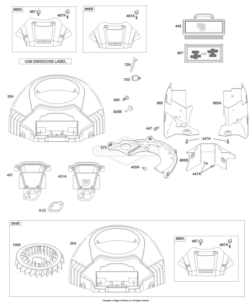 Air Cleaner, Blower Housing