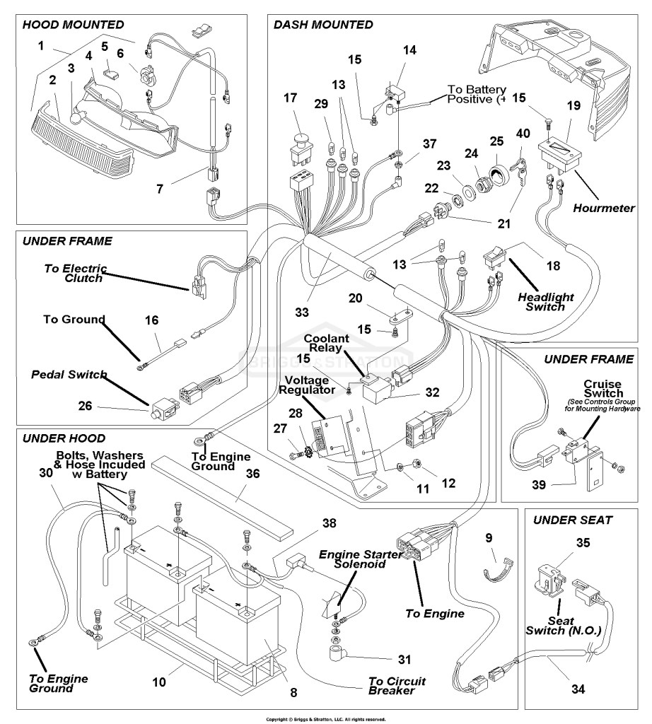 Electrical Group - 17HP Kawasaki Liquid Cooled