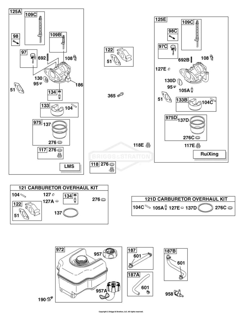 Carburetor, Fuel Supply